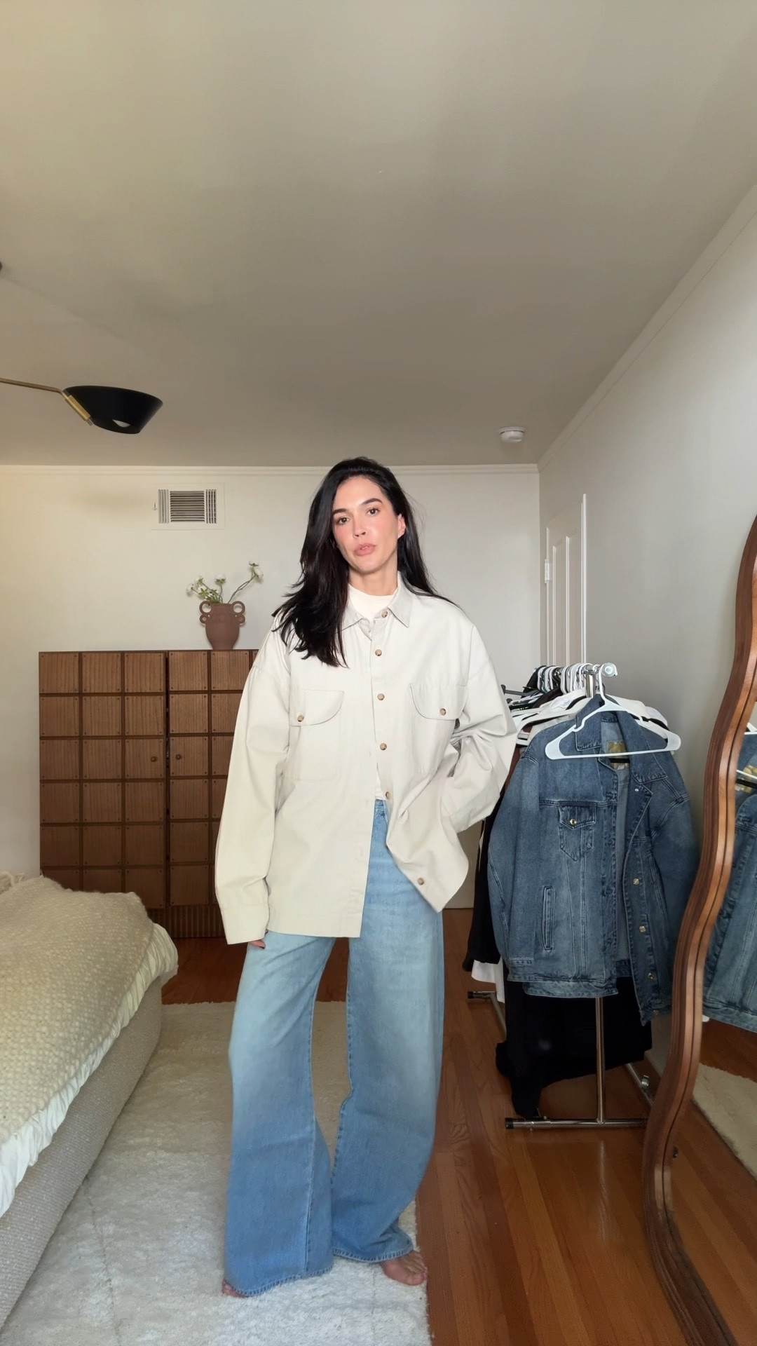 My travel outfit for a long flight. I’m 5’10 wearing a size 27 in the jeans, Medium in the shirt and Medium in the jacket. Sneakers fit true to size 

#LTKShoeCrush #LTKStyleTip #LTKTravel