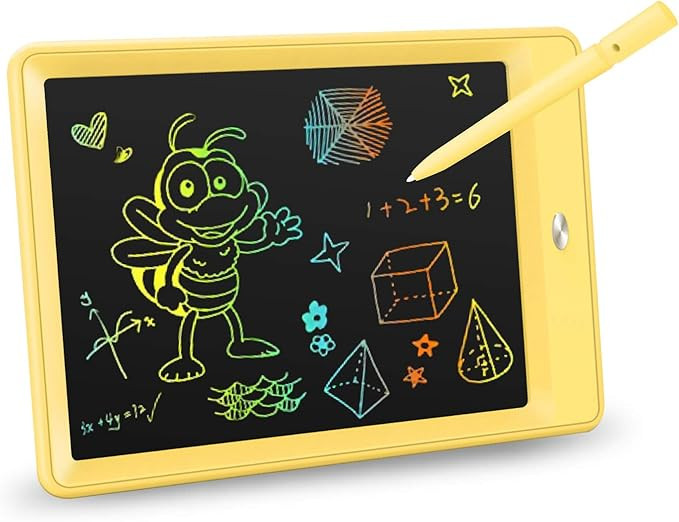 KOKODI LCD Writing Tablet, 10 Inch Colorful Toddler Doodle Board Drawing Tablet, Erasable Reusabl... | Amazon (US)