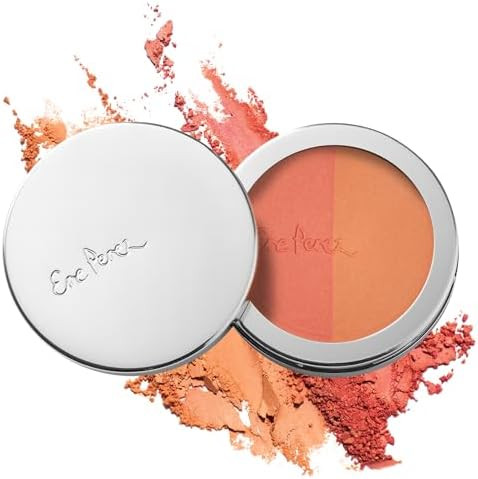 Ere Perez - Natural Rice Powder Blush Duo | Hydrate, Soothe, Calm | Sunflower + Chamomile Oils, V... | Amazon (US)