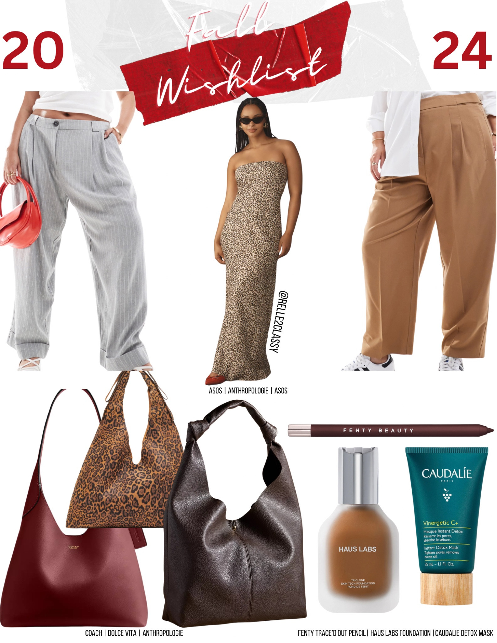 My Fall 24 Wishlist! Hobo bags are in and I’m obsessed!  The cheetah dress would allow me to achieve soo many looks. I love a good trouser andddd I’m dying to try these beauty products. 

#LTKPlusSize #LTKBeauty #LTKSeasonal