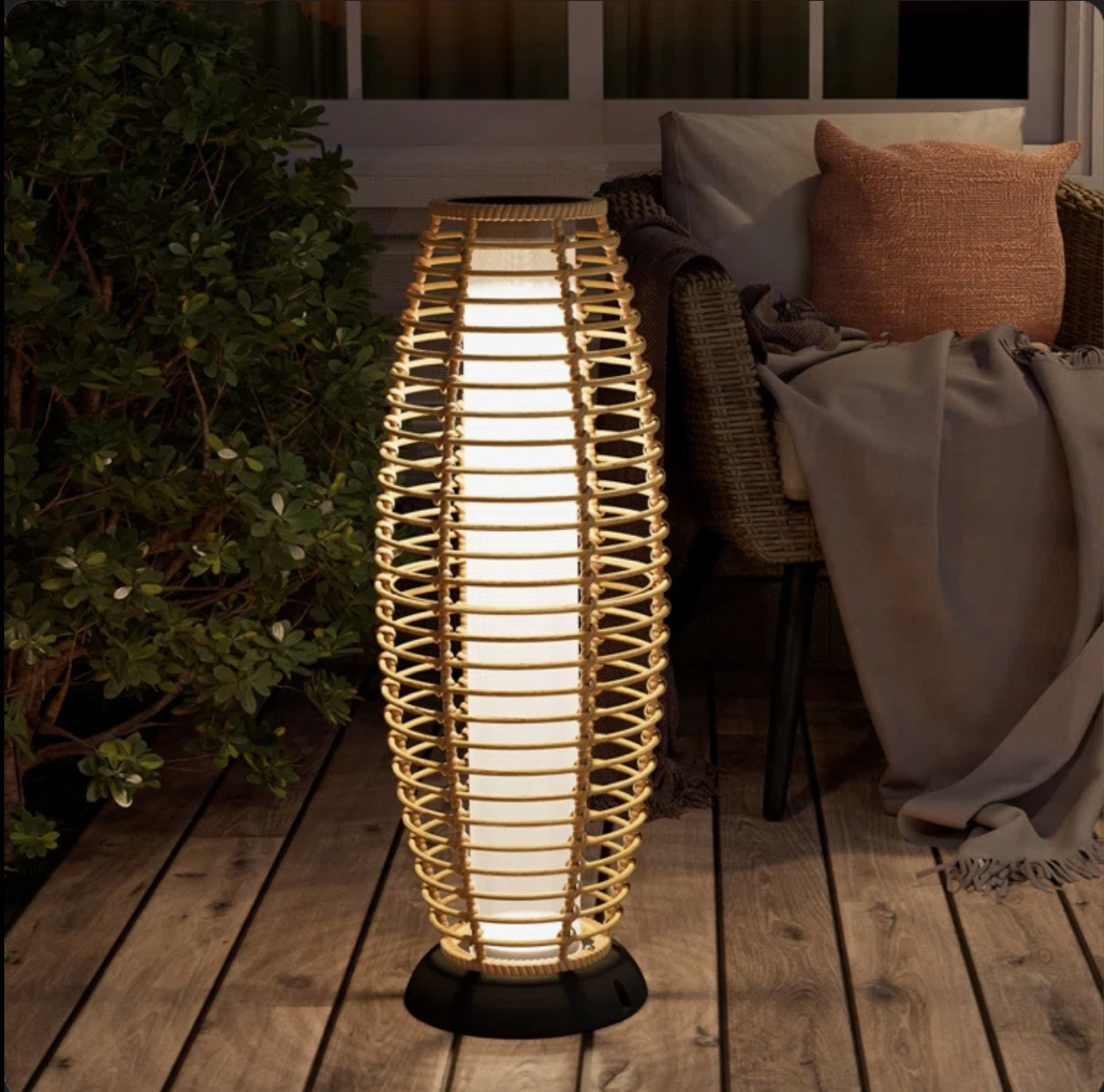 Multi-purpose: Drum-shaped wicker floor lamp, bright outdoor lighting, providing 40 lumens lighting. Beautiful landscapes for your patio, path, deck, or garden at night, decor, home, wayfair

#LTKHome #LTKSeasonal #LTKdayinmylife