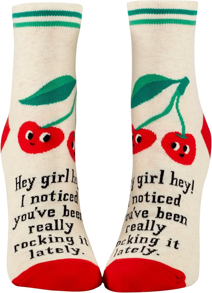 Blue Q Women's Funny Novelty Crazy Crew Socks with Sayings | Amazon (US)