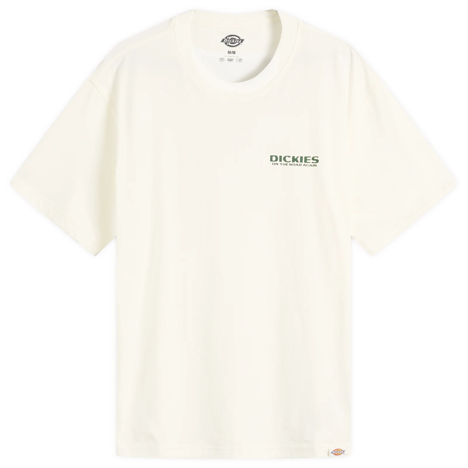 Dickies Men's Burns T-Shirt in Egret, Size Small | END. Clothing