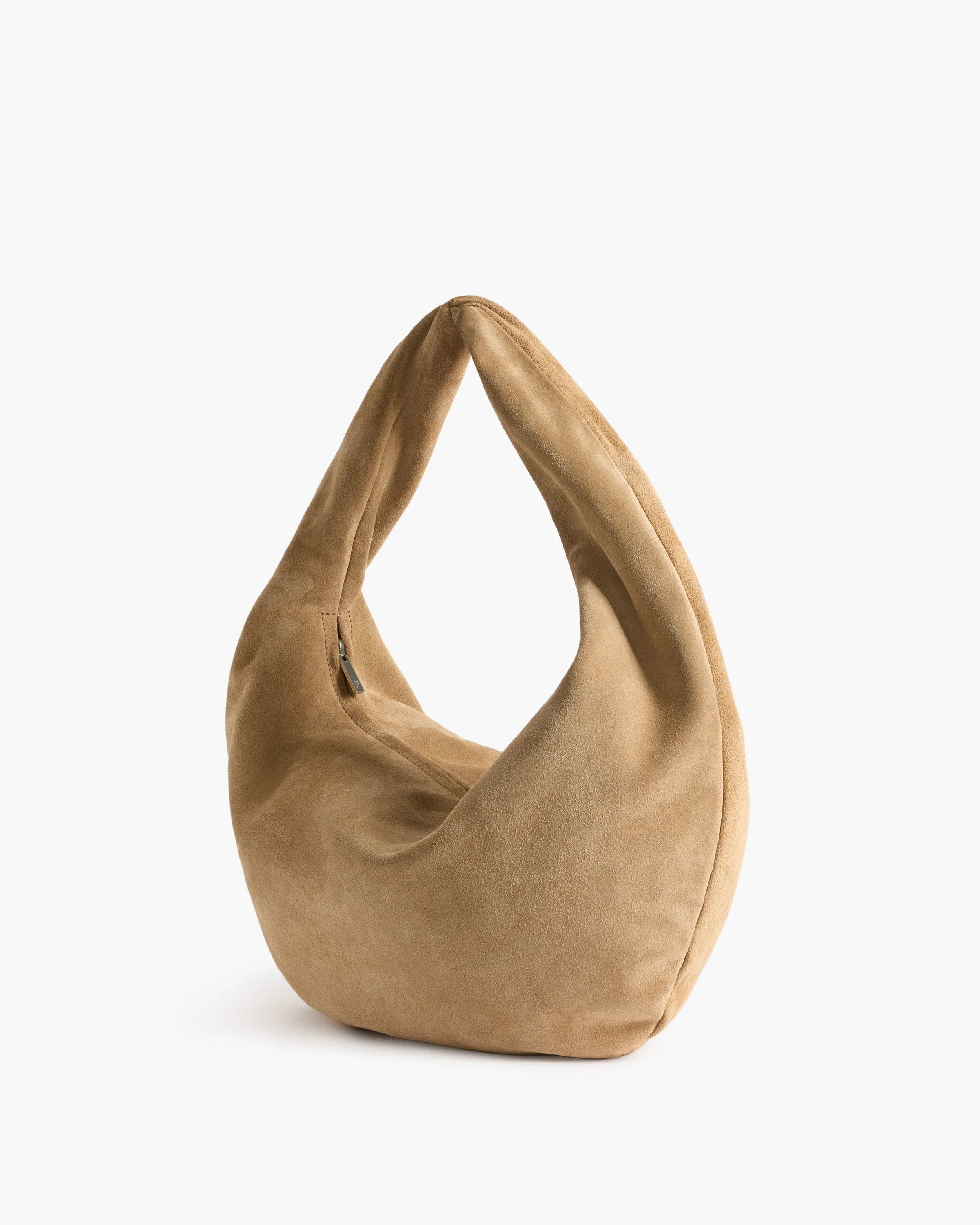 Alva Shoulder Bag Suede Sand Bag | Flattered