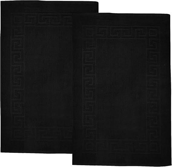 DAN RIVER 100% Cotton Luxury Greek Bath Mat 900 GSM Pack of 2, Bathroom Rugs Highly Absorbent, Qu... | Amazon (US)