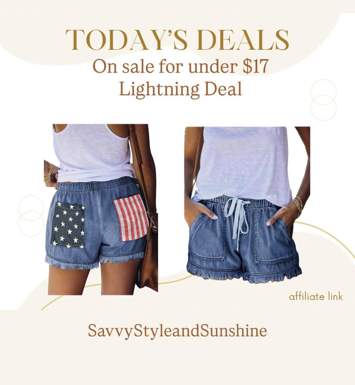 Grab these while they’re on sale! I just ordered the flag pocket ones. 🙌🏼 Star shorts are adorbs too 🇺🇸 
So cute got 4th of July outfit!

#LTKOver40 #LTKSaleAlert #LTKMidsize