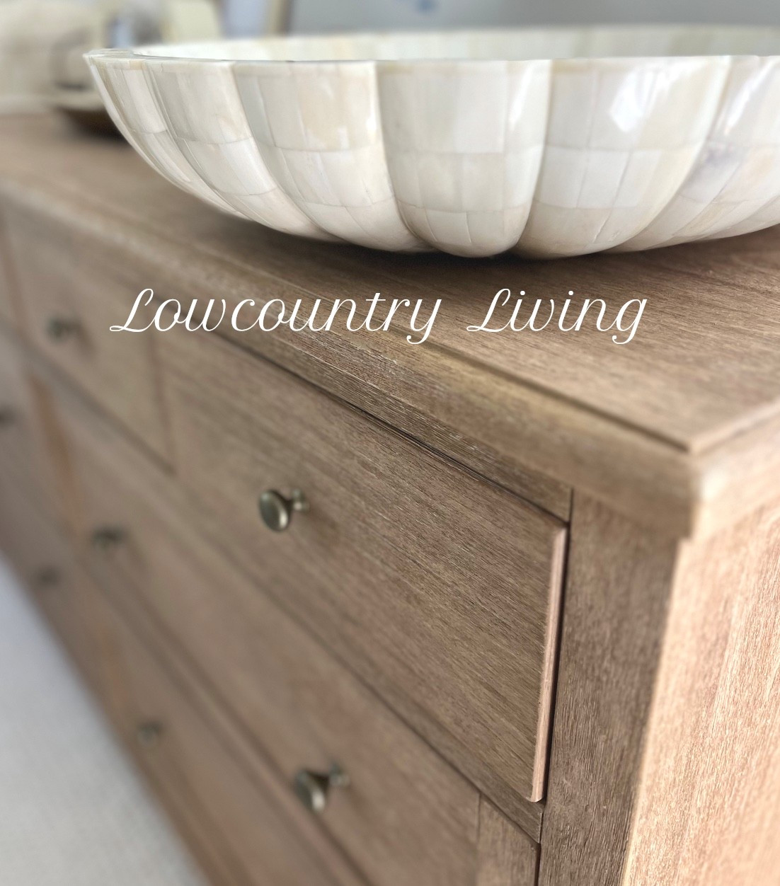 Design doesn’t have to shout to feel special.
This dresser + shell bowl combo brings that quiet-coastal Lowcountry charm — warm wood tones, organic texture, and just the right amount of detail.

I’ve used this pairing in coastal homes because it instantly adds soul + softness without overwhelming the room.
Shop the look ↓

#lowcountryliving
#coastalstyle
#coastalinspired
#quietluxuryhome
#neutraldecor
#bedroomdetails

#LTKHome #LTKStyleTip