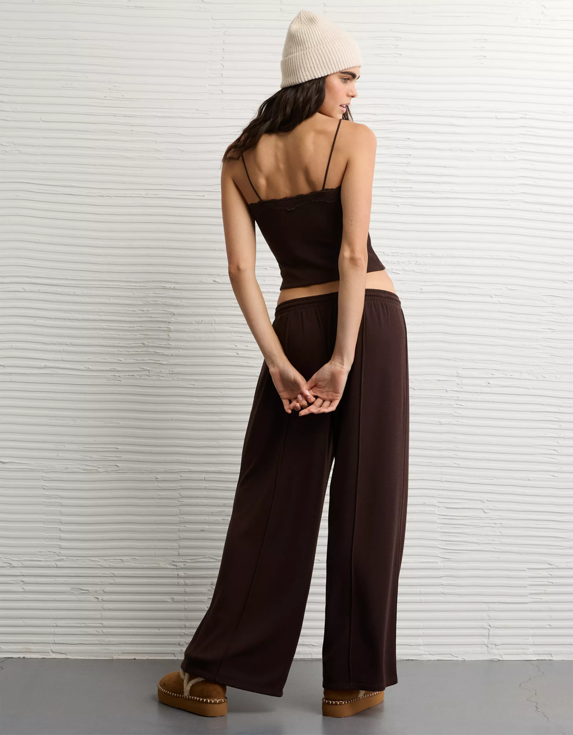 AE Lace Trim Lounge Set | American Eagle Outfitters (US & CA)