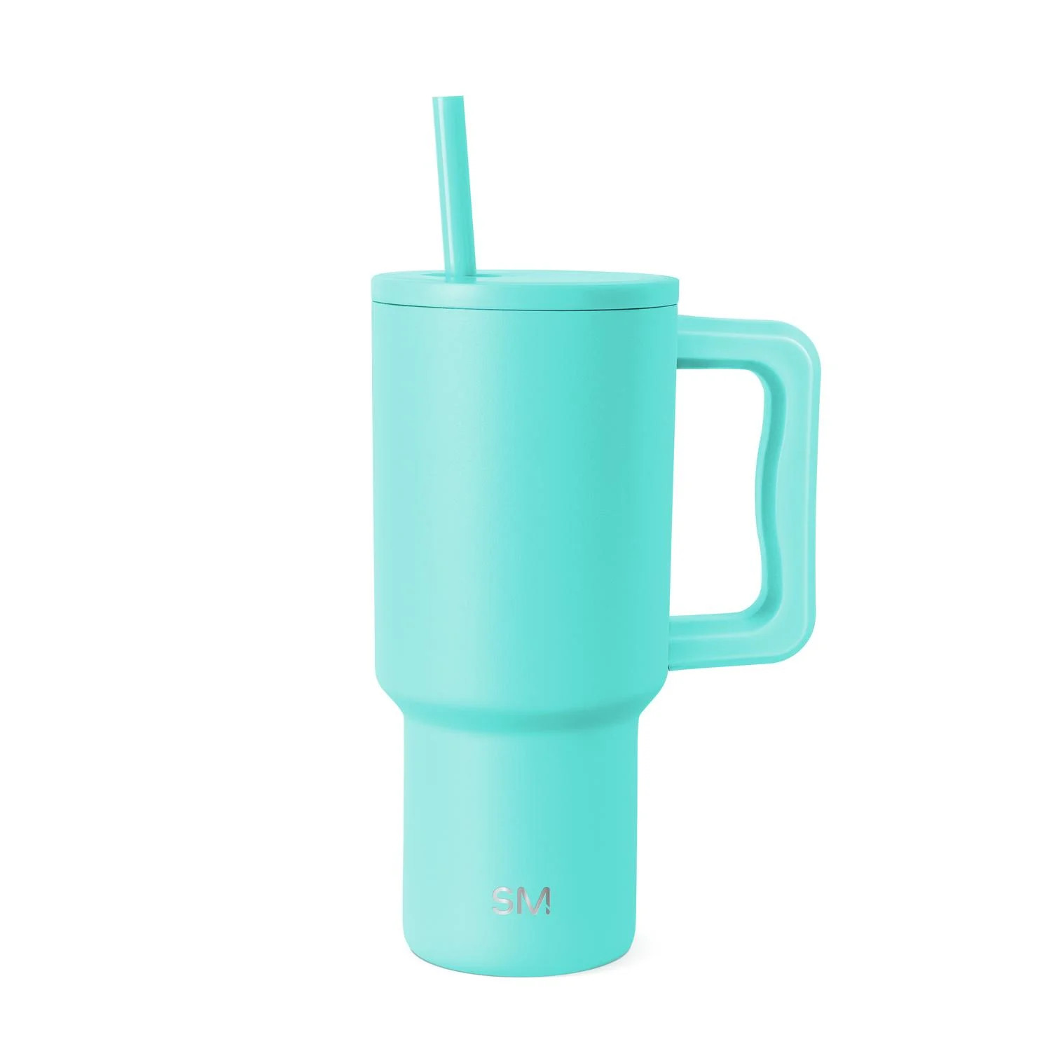 Simple Modern 30 fl oz Insulated Stainless Steel Trek Tumbler with Straw Lid | Ocean Water | Walmart (US)