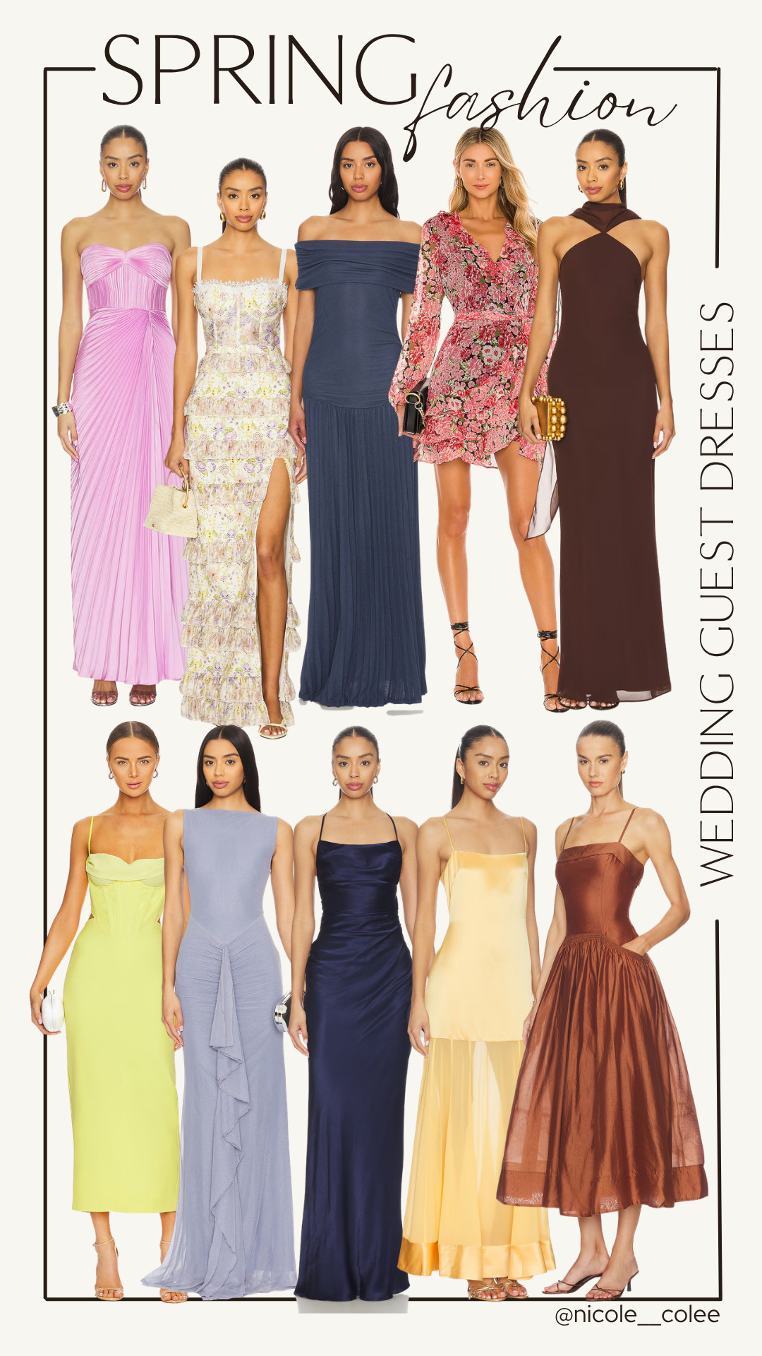 Spring wedding guest… but make it effortlessly chic 💐✨

Revolve understood the assignment with these—soft pastels, sleek satins, romantic florals, and those timeless silhouettes that just hit every time. Whether it’s beachside, garden party, or black tie… there’s a moment for every one of these.

Save this for your next RSVP… because showing up this good is kind of the goal 💅

Shop all my picks below ↓ #LTKwedding #LTKstyle 

 #LTKgrwm #LTKstorytime #LTKWedding