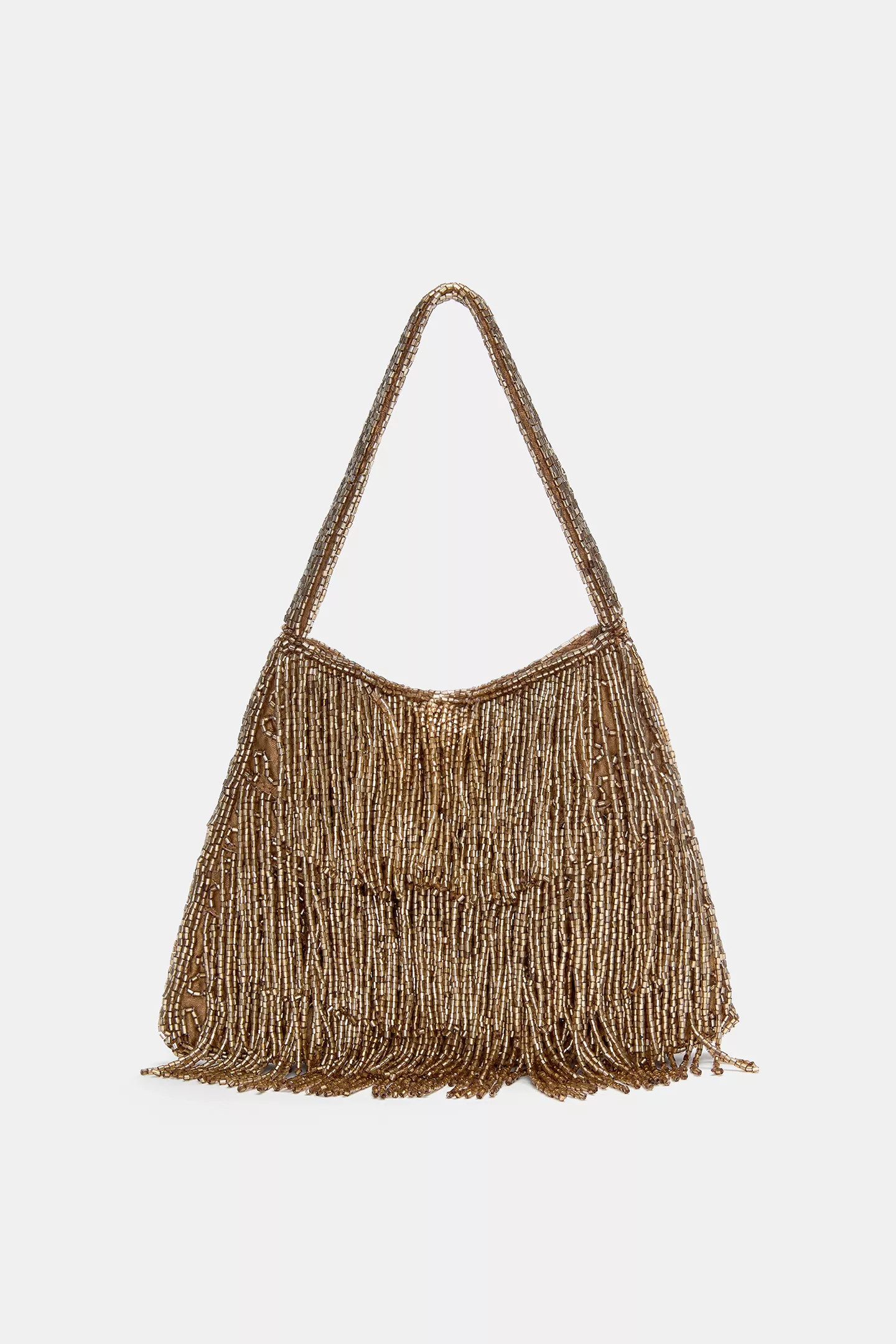 Handbag with beaded fringing | PULL and BEAR UK