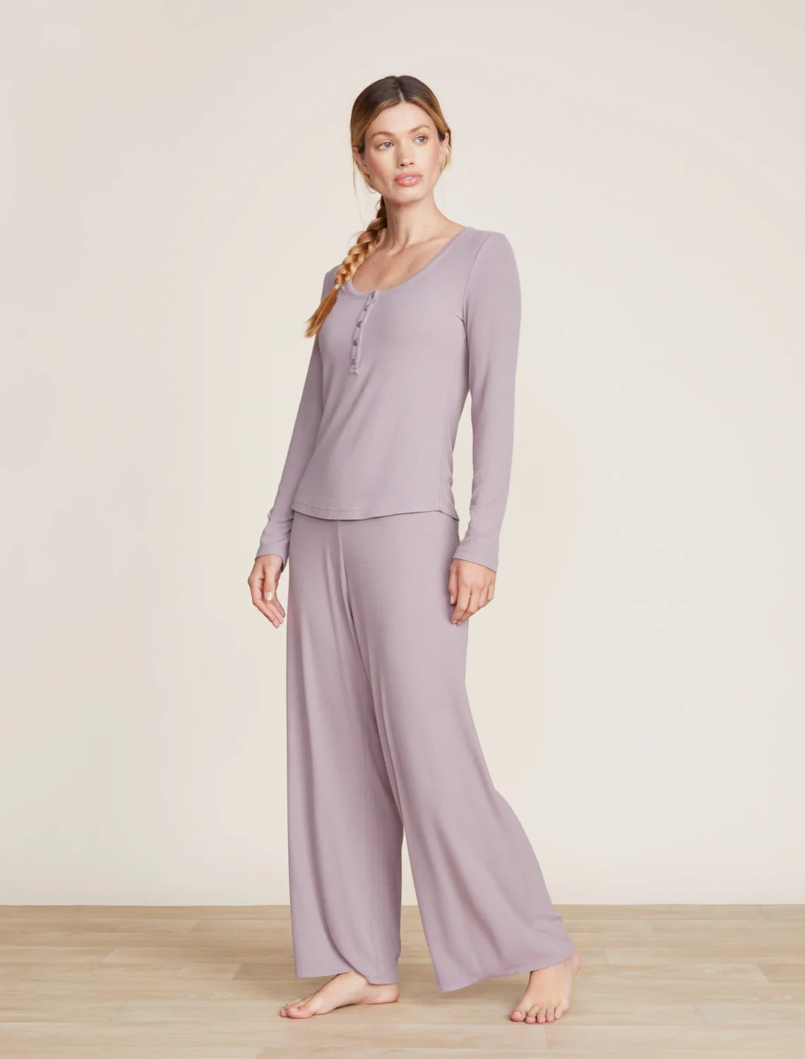 Malibu Collection® Ultra-Soft Rib Wide Leg Pant | Barefoot Dreams