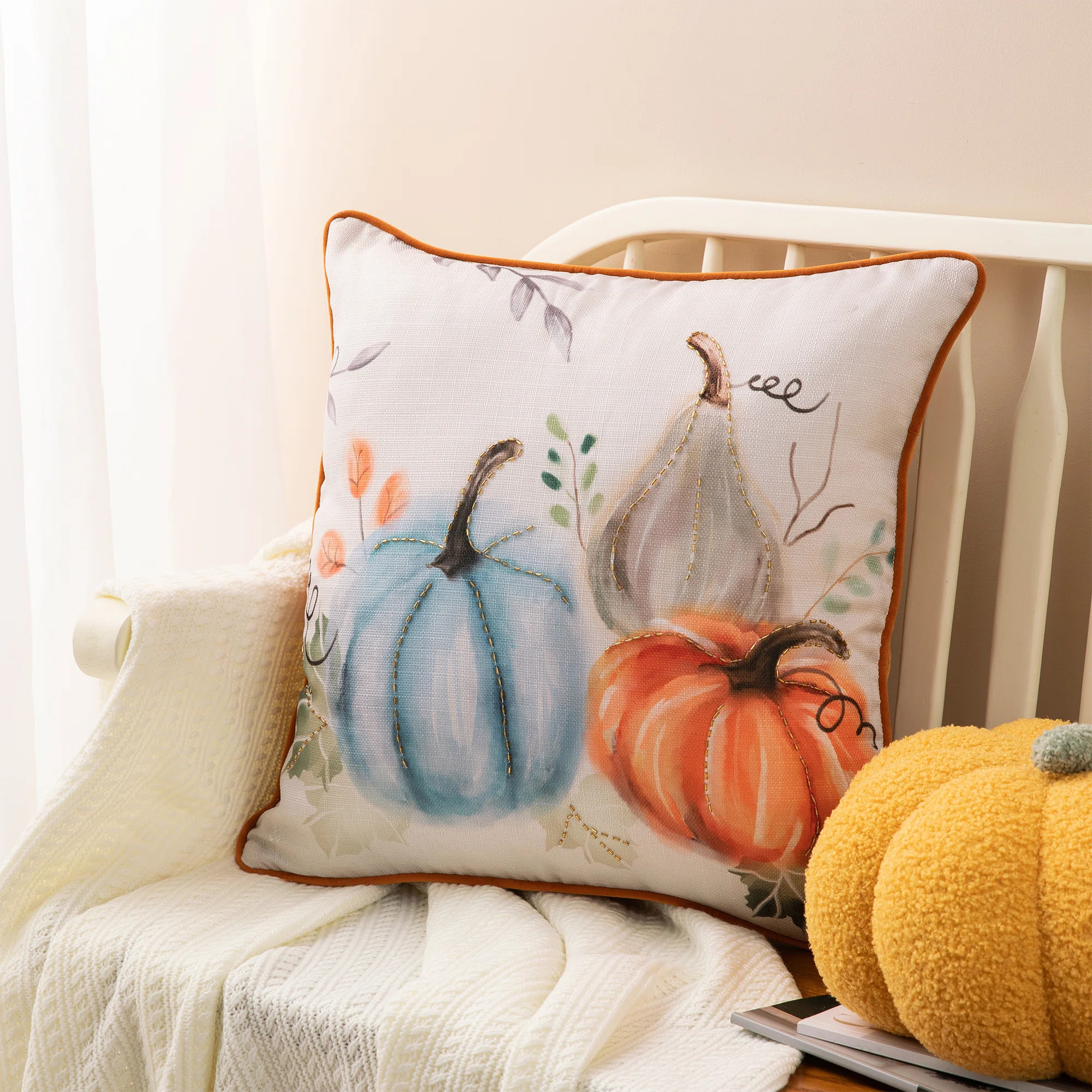 Embroidered Pillow Cover | Wayfair North America