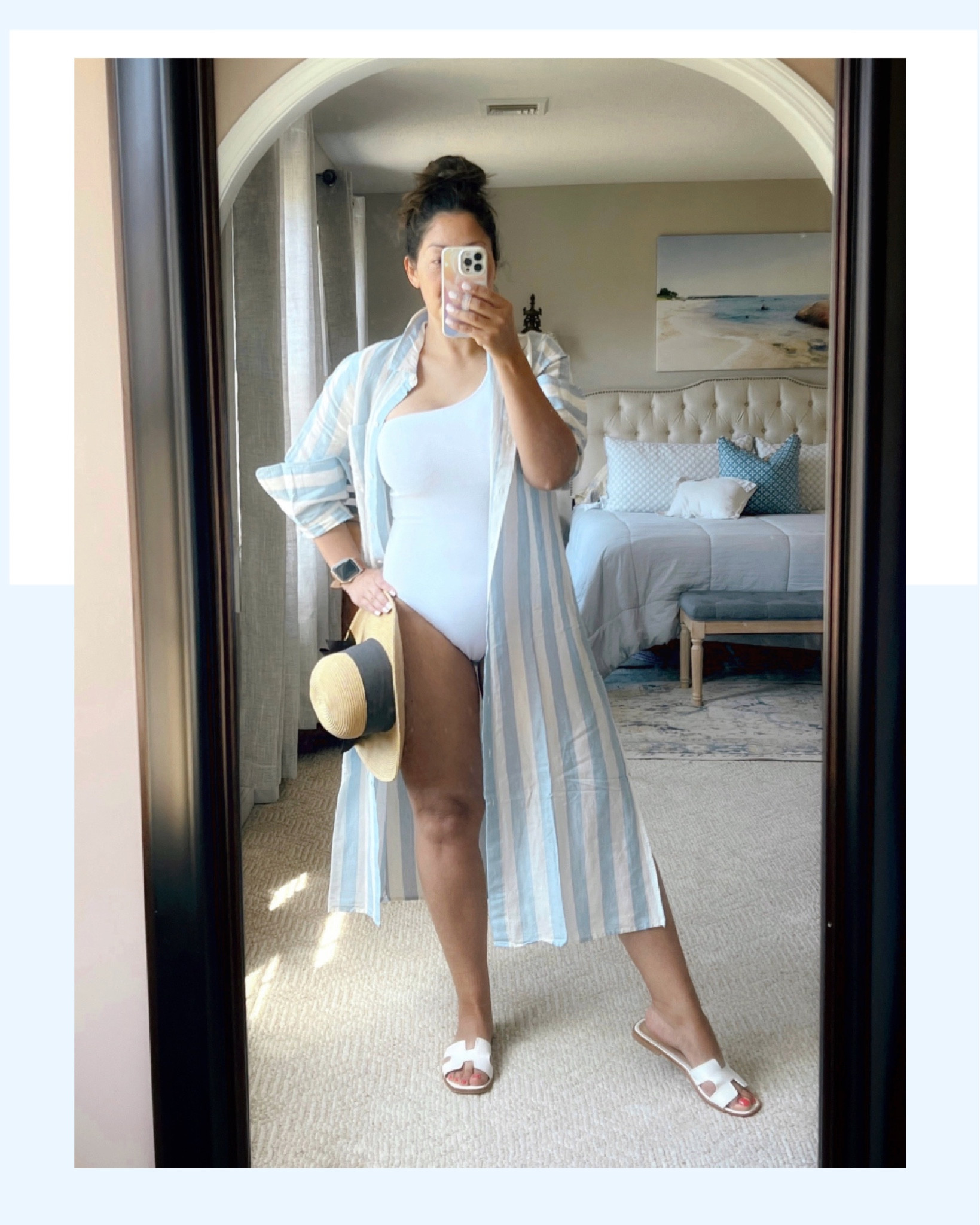 Ready for a warm weather holiday with this fabulous J. Crew striped cover-up! #injcrew Swim season. Spring break. 

#LTKSeasonal #LTKswim #LTKunder100