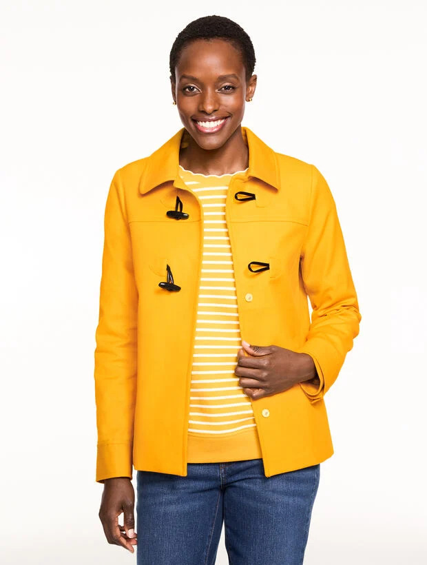 Cotton Twill Toggle Jacket | Talbots