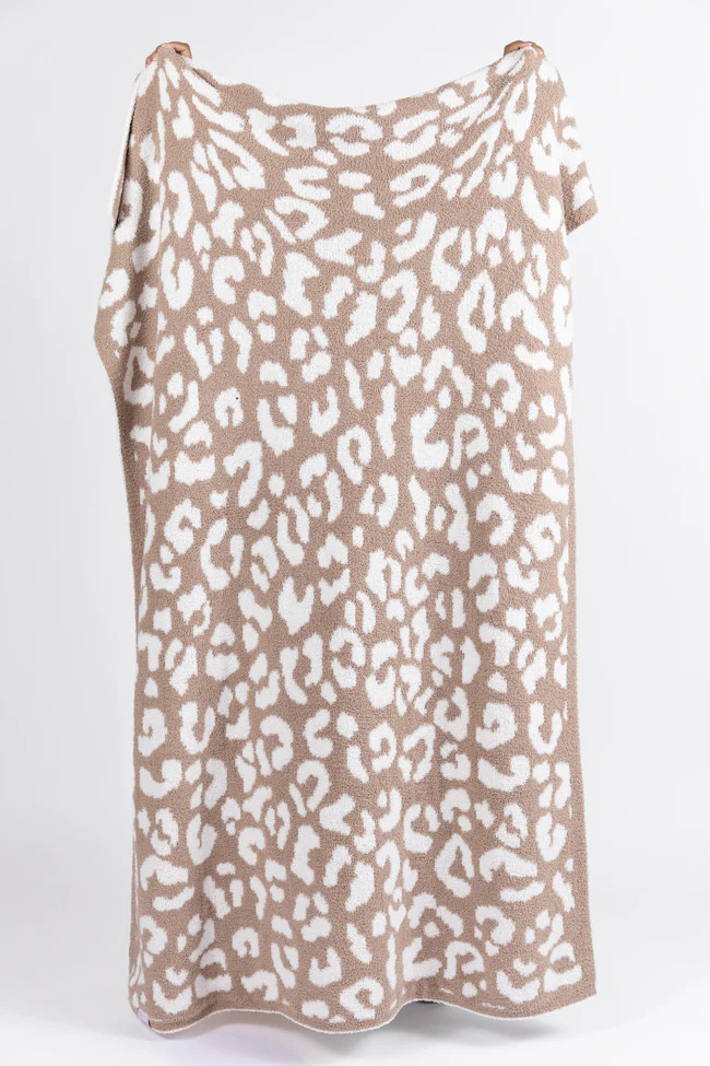 Make Me Believe Mocha Cheetah Blanket  DOORBUSTER | Pink Lily