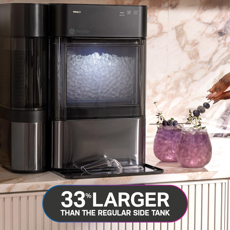 GE Profile Opal 2.0 XL with 1 Gallon Tank, Chewable Crunchable Countertop Nugget Ice Maker, Scoop... | Amazon (US)