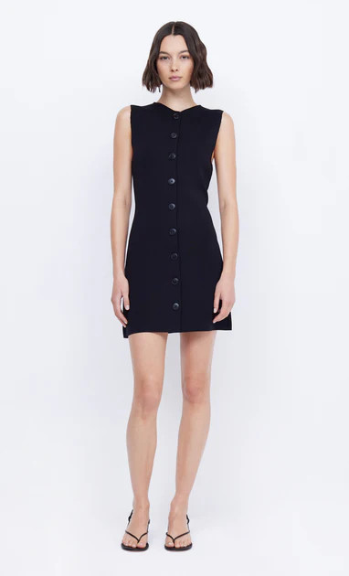 ILORA KNIT MINI DRESS - BLACK | Bec & Bridge (Global)
