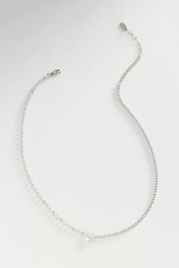 Soloist Crystal Mixed Chain Necklace | Anthropologie (US)