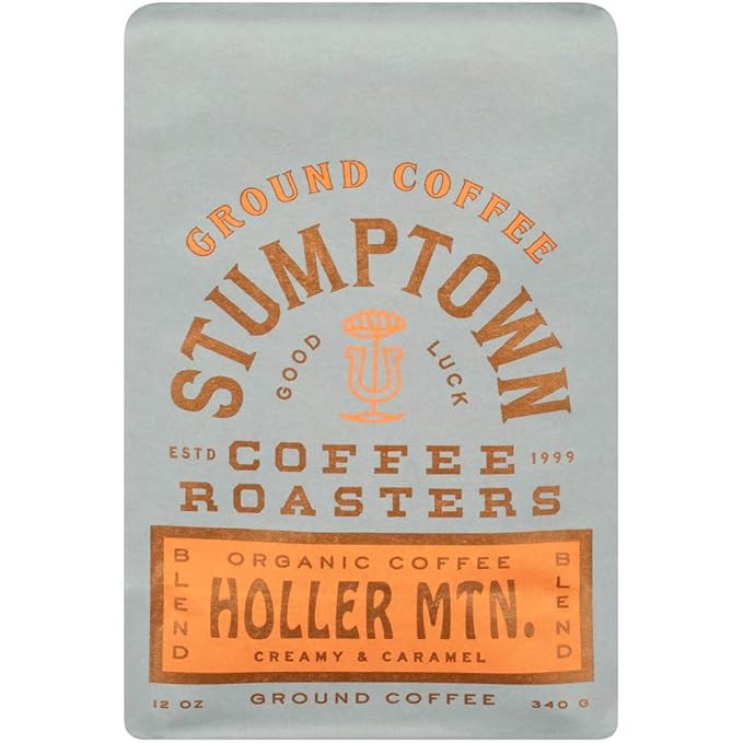 Stumptown Coffee Roasters, Organic Medium Roast Ground Coffee Gifts - Holler Mountain 12 Ounce Ba... | Amazon (US)