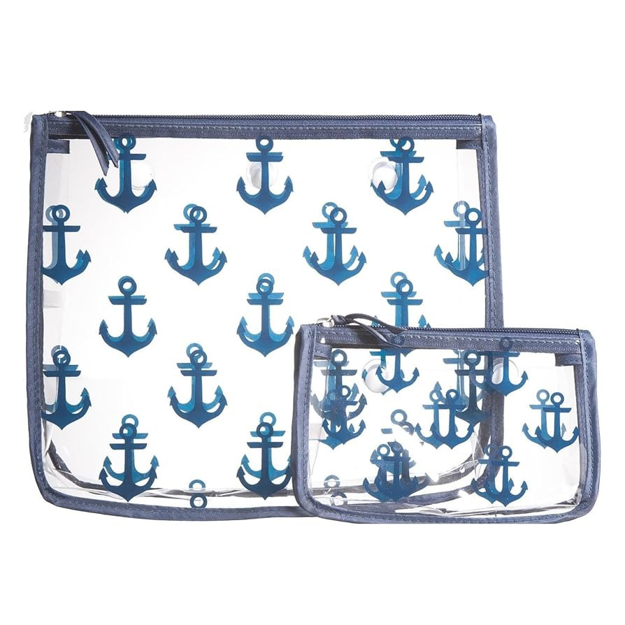 BOGG BAG Clear Designer Zipper Insert (Set of 2) Travel Organizer Storage Pop In Original Bogg an... | Amazon (US)