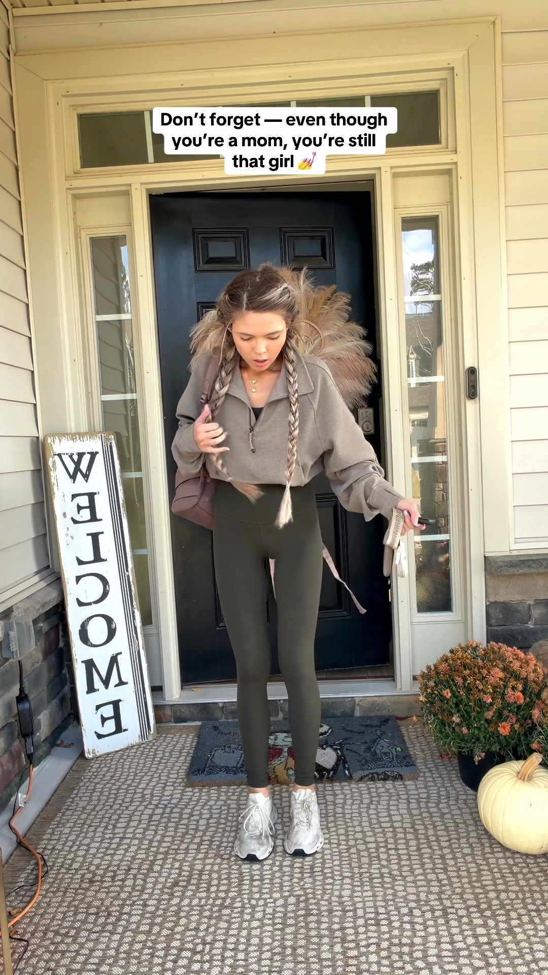 From mom-on-the-go to night-out ready 💃 Starting in cozy Lululemon + my Dagne Dover diaper bag, then switching into Abercrombie skinny jeans, cropped top, Amazon plaid shacket, and Ariat boots 🖤 Perfect day-to-night outfit 💅🏼

#LTKStyleTip #LTKActive #LTKPetite