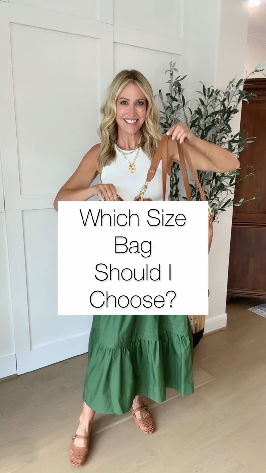 I ended up keeping this smaller bag, but I really like the large size ￼

#LTKOver40