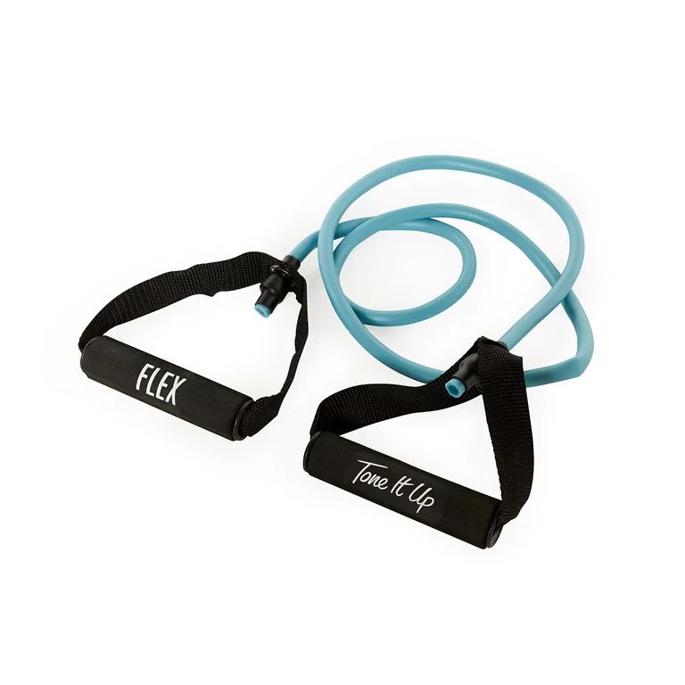 Tone It Up Exercise Resistance Bands for Toning and Strengthening, 48 in., Teal - Walmart.com | Walmart (US)