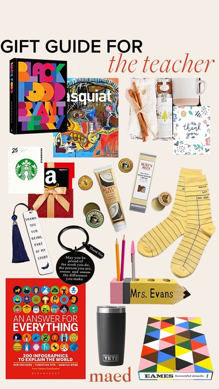 Gifts for teacher - teacher gifts - teacher gift guide - teacher appreciation - educator gifts 

#LTKHoliday #LTKGiftGuide #LTKSeasonal