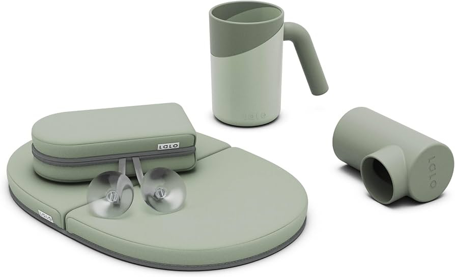 Lalo Bathtime Essentials - Includes Knee & Elbow Saver, Rinse Cup, & Spout Cover - Comfortable & ... | Amazon (US)
