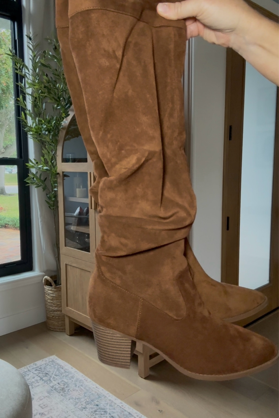 Walmart brown suede knee high boot 

#LTKGiftGuide #LTKSeasonal #LTKShoeCrush