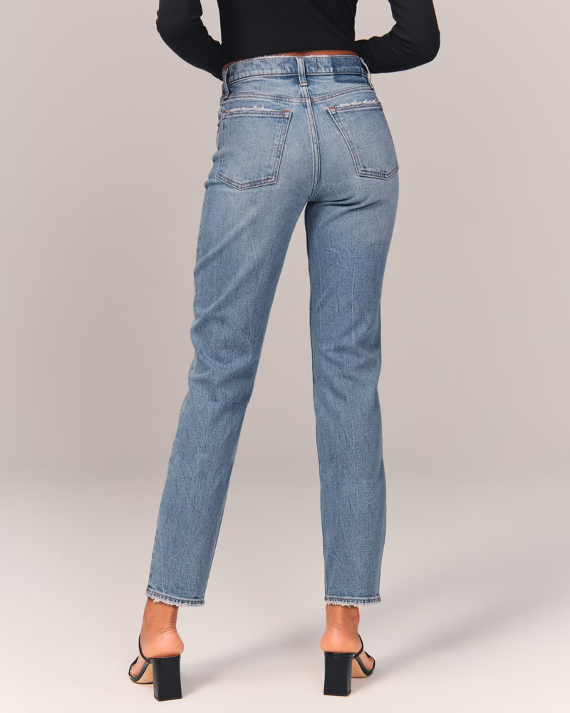 High Rise Mom Jean | Abercrombie & Fitch (US)