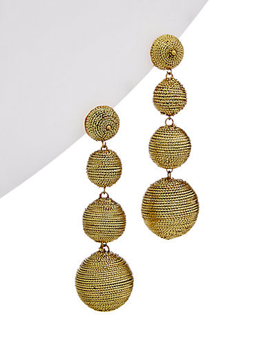 Kenneth Jay Lane Gold Plated Earrings | Gilt