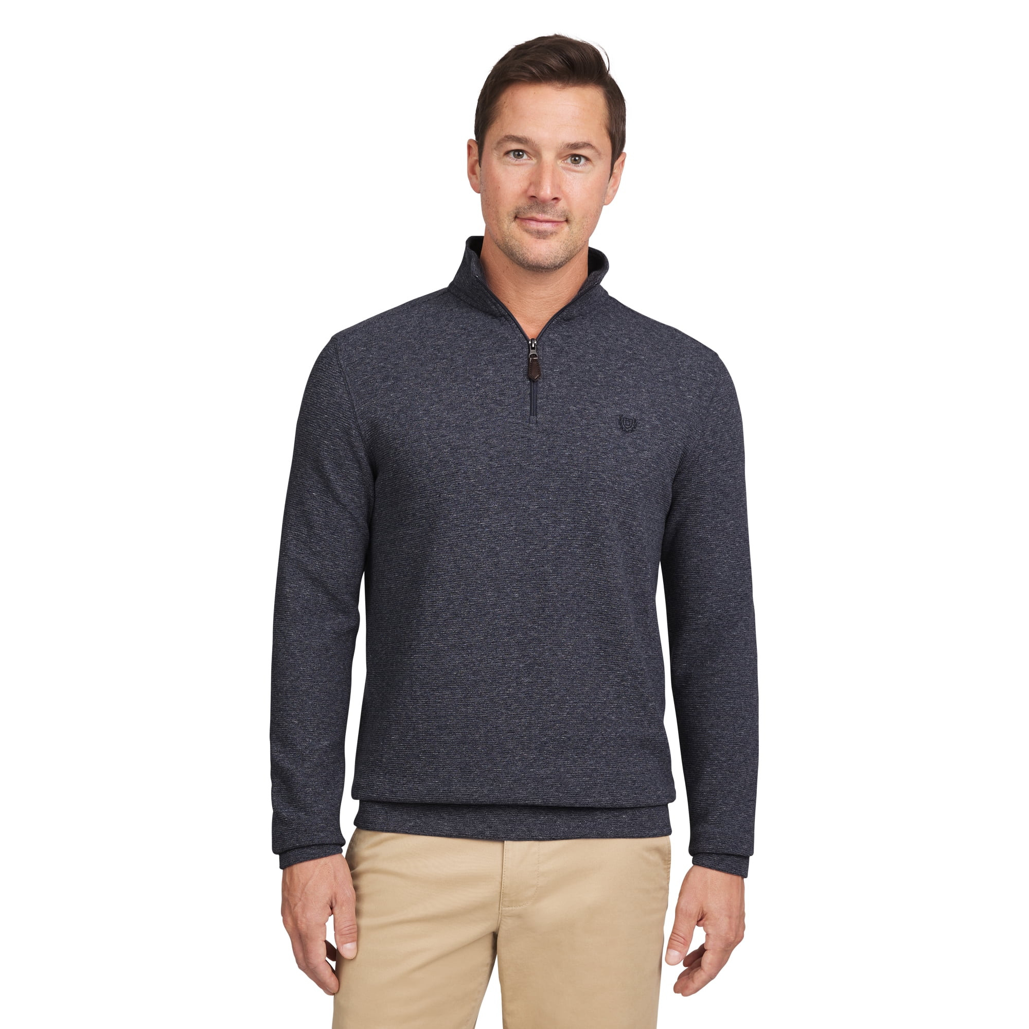 Chaps Men's & Big Men's Jaspe Quarter Zip Sweater, Sizes S-3XL | Walmart (US)