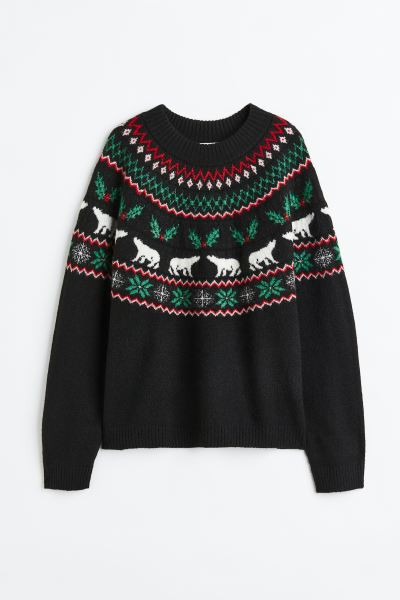 Jacquard-knit Sweater | H&M (US + CA)