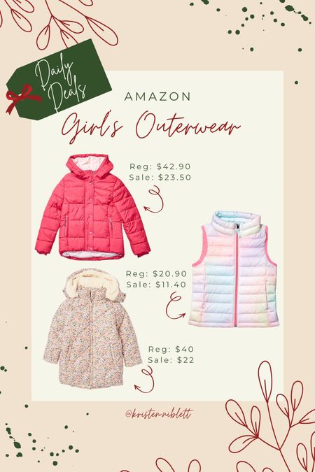 Girl’s outerwear // Amazon daily deals

Gifts for kids. Gifts for her  

#LTKsalealert #LTKGiftGuide #LTKunder50