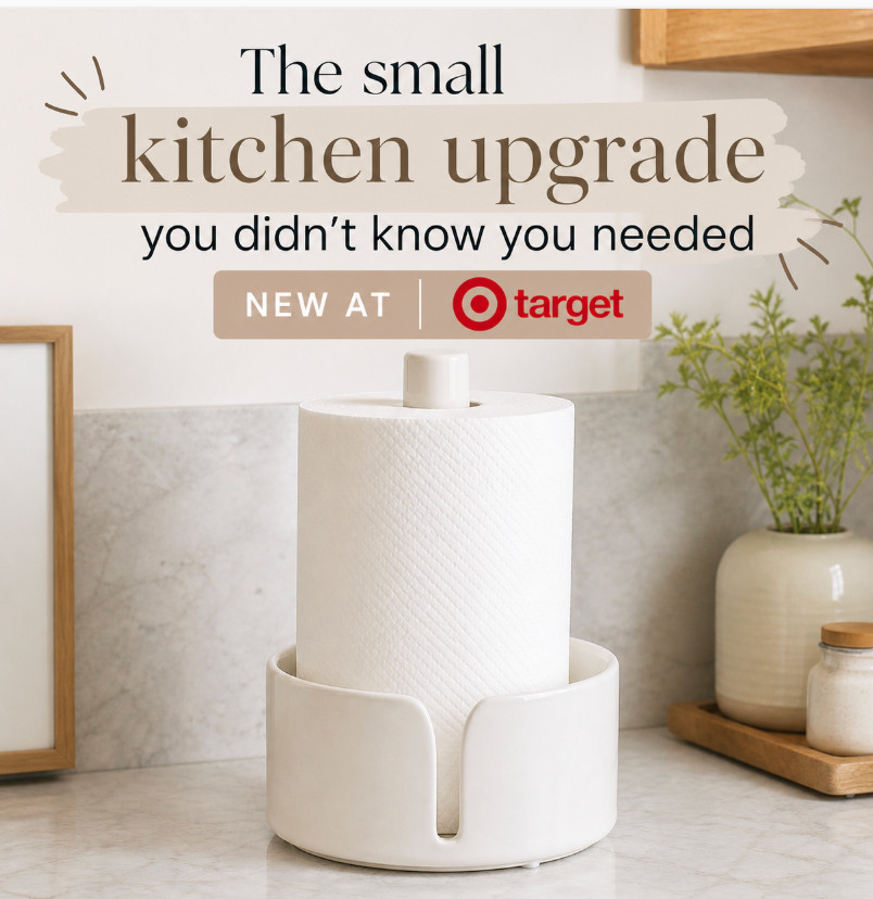 The small kitchen upgrade you didn’t know you needed but will use every single day

If your paper towels are constantly unraveling or your counter feels cluttered, this keeps everything clean, contained, and easy to grab

It’s one of those simple swaps that instantly makes your kitchen feel more organized and elevated without changing anything major

Functional but still looks good enough to leave out

Shop this new Target find before it sells out

#amandandcodesign #targetfinds #kitchenorganization 

 #LTKHome