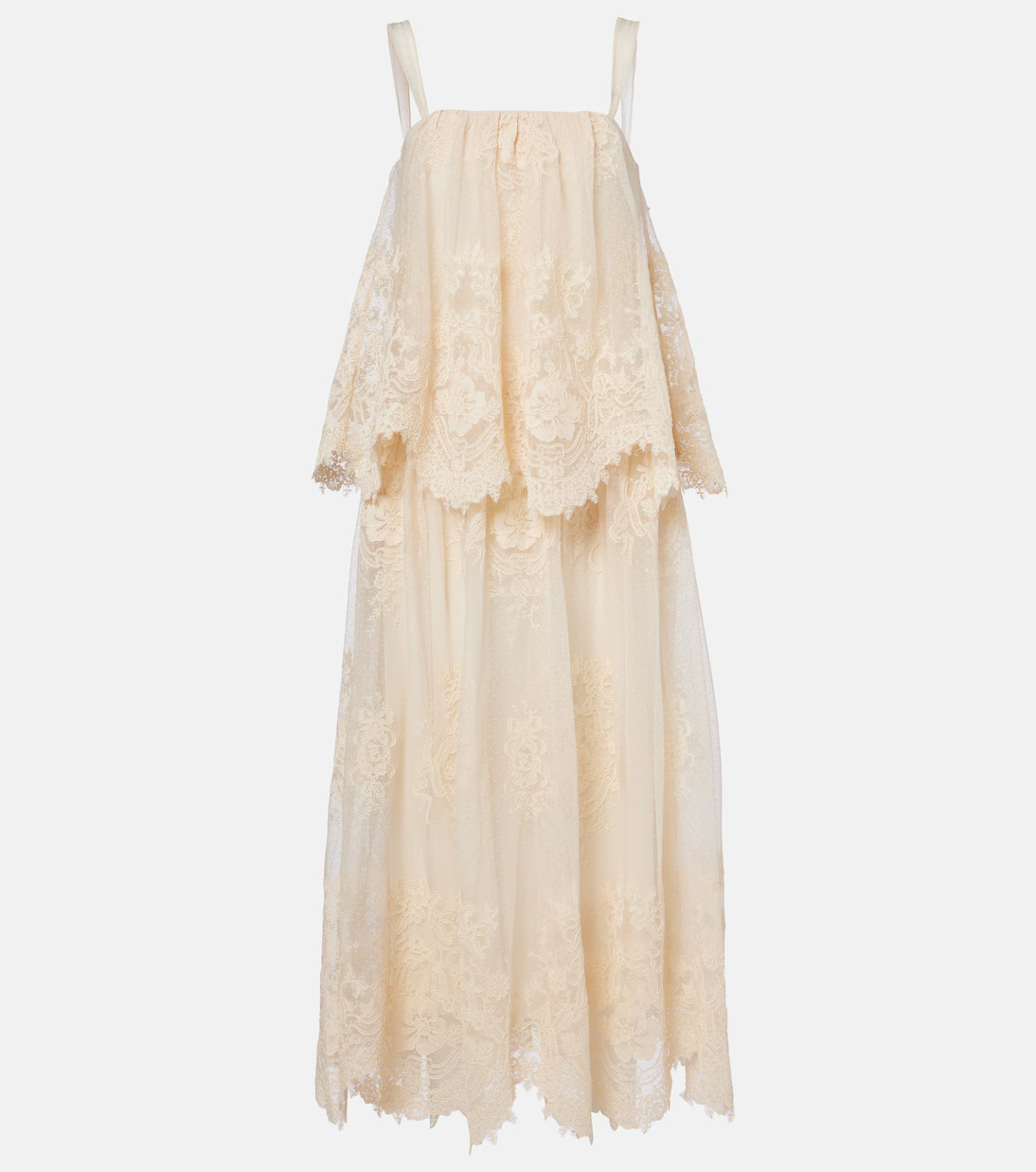 Hypnotic floral lace midi dress | Mytheresa (US/CA)