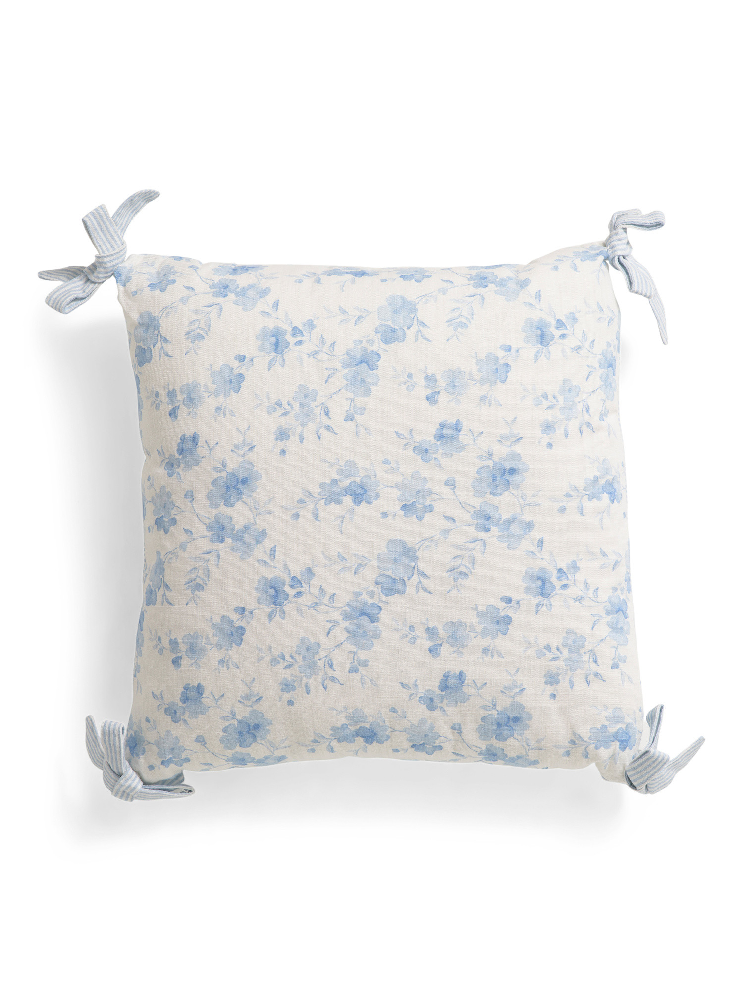 18x18 Kat Floral Stripe Pillow | TJ Maxx