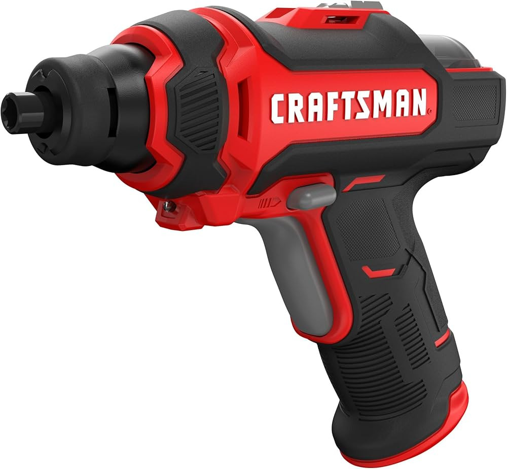 CRAFTSMAN 4V Cordless Screwdriver with Charger and Screwdriving Bits Included (CMHT6650C) | Amazon (US)