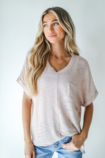 Kayla Knit Pocket Tee | Dress Up