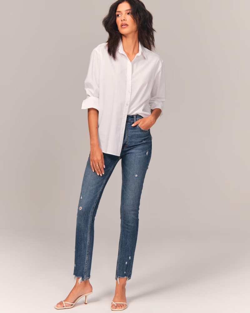 High Rise Skinny Jeans | Abercrombie & Fitch (US)