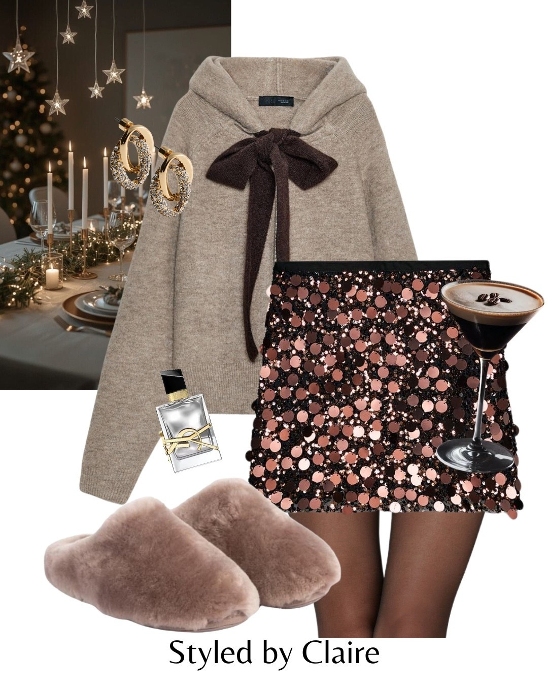COZY FOR CHRISTMAS DAY🤎✨
Tags: bow cardigan knitted hoodie sequin skirt Zara just sheepskin slippers fluffy H&M calzedonia suede clutch bag fashion partywear party festive sparkle sparkly rhinestone sequined

#LTKstyletip #LTKpartywear #LTKfestive