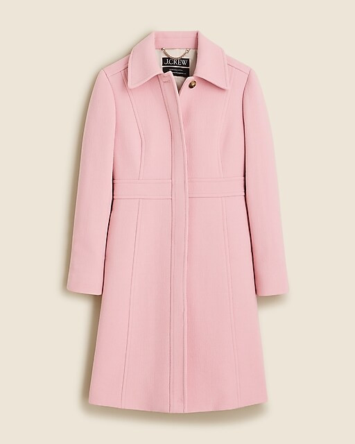 New lady day topcoat in Italian double-cloth wool blend | J. Crew US