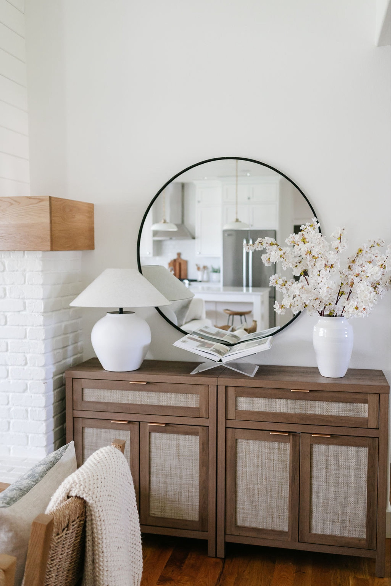 Amazon home, storage cabinet, console table decor, round black mirror  

#LTKHome #LTKSaleAlert #LTKFindsUnder100