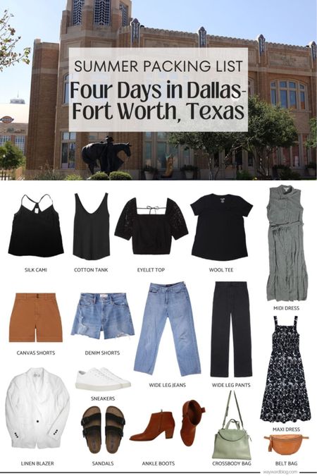 My real-life packing list for Dallas-Fort Worth - in a carry-on!

#LTKunder50 #LTKtravel #LTKSeasonal