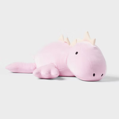 Dinosaur Weighted Plush Kids' Throw Pillow Purple - Pillowfort™ | Target