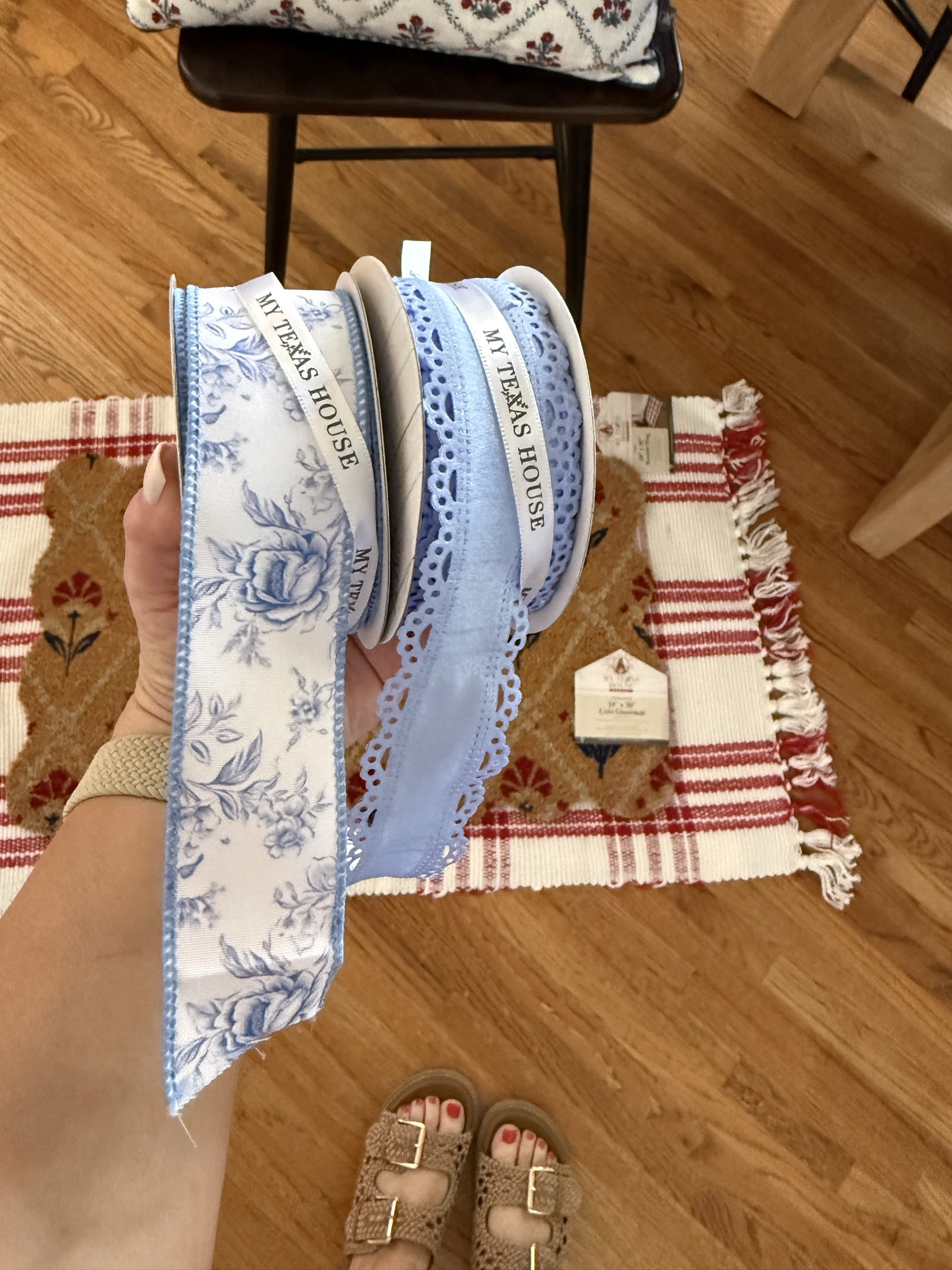 New summer ribbons from the Ny Texas House line at Walmart. 
There are several options to chose from 

Add to topiaries , wreaths, and more 


#LTKmomlife #LTKHome #LTKSeasonal