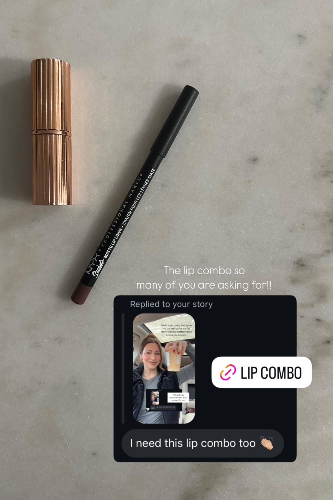 Make up, cosmetics, lipstick, lipliner, lip pencil, nude lip color, neutral lip color, lip combo, nyx, nyx cosmetics, Charlotte tilbury, beauty, easy makeupp