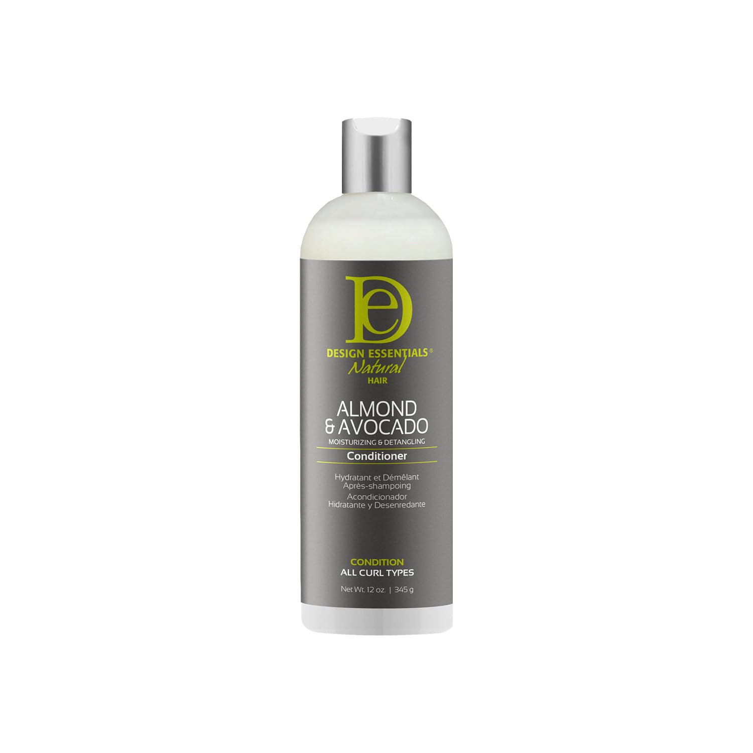 Design Essentials Natural Almond & Avocado Moisturizing & Detangling Conditioner, 12 Ounce | Amazon (US)